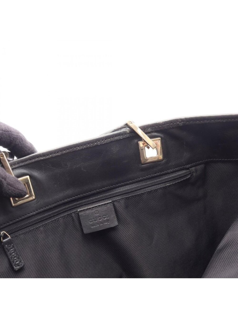 Gucci Tote GG Canvas Beige Navy - Picture 5 of 14